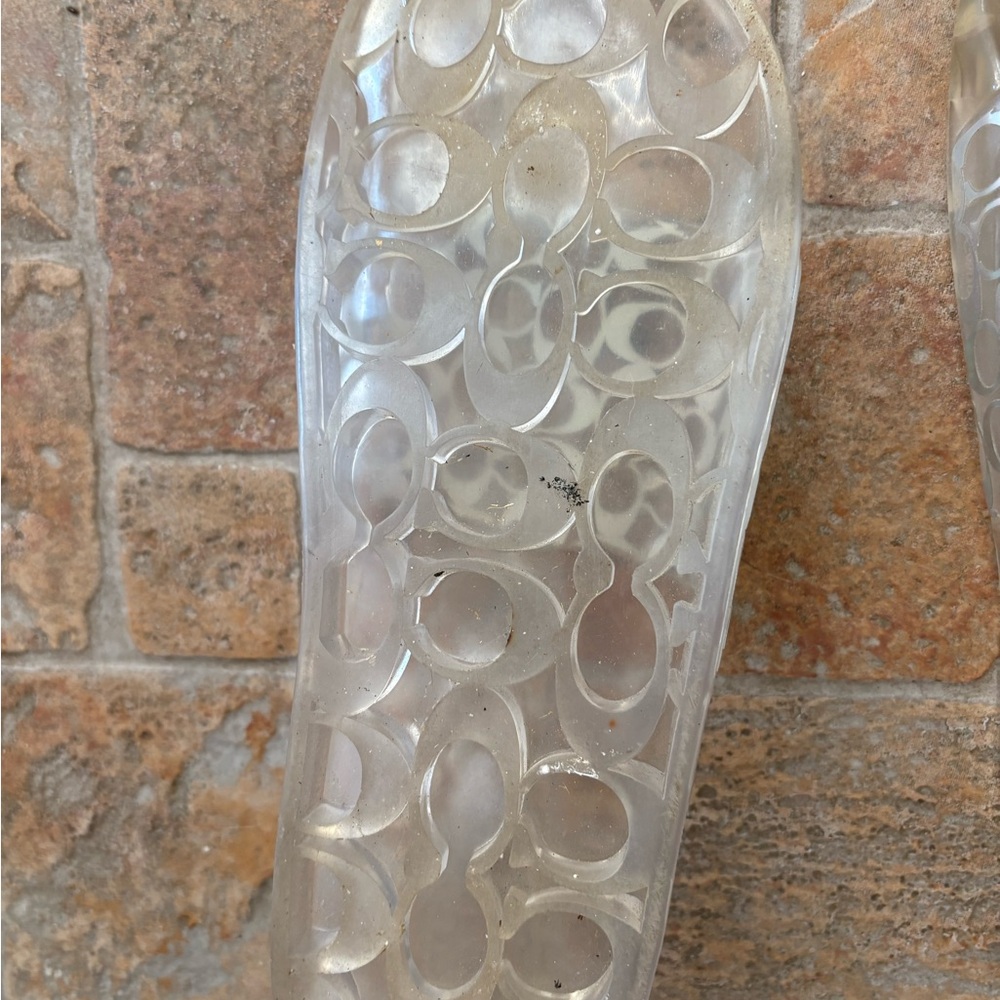 Coach Clear Sandals